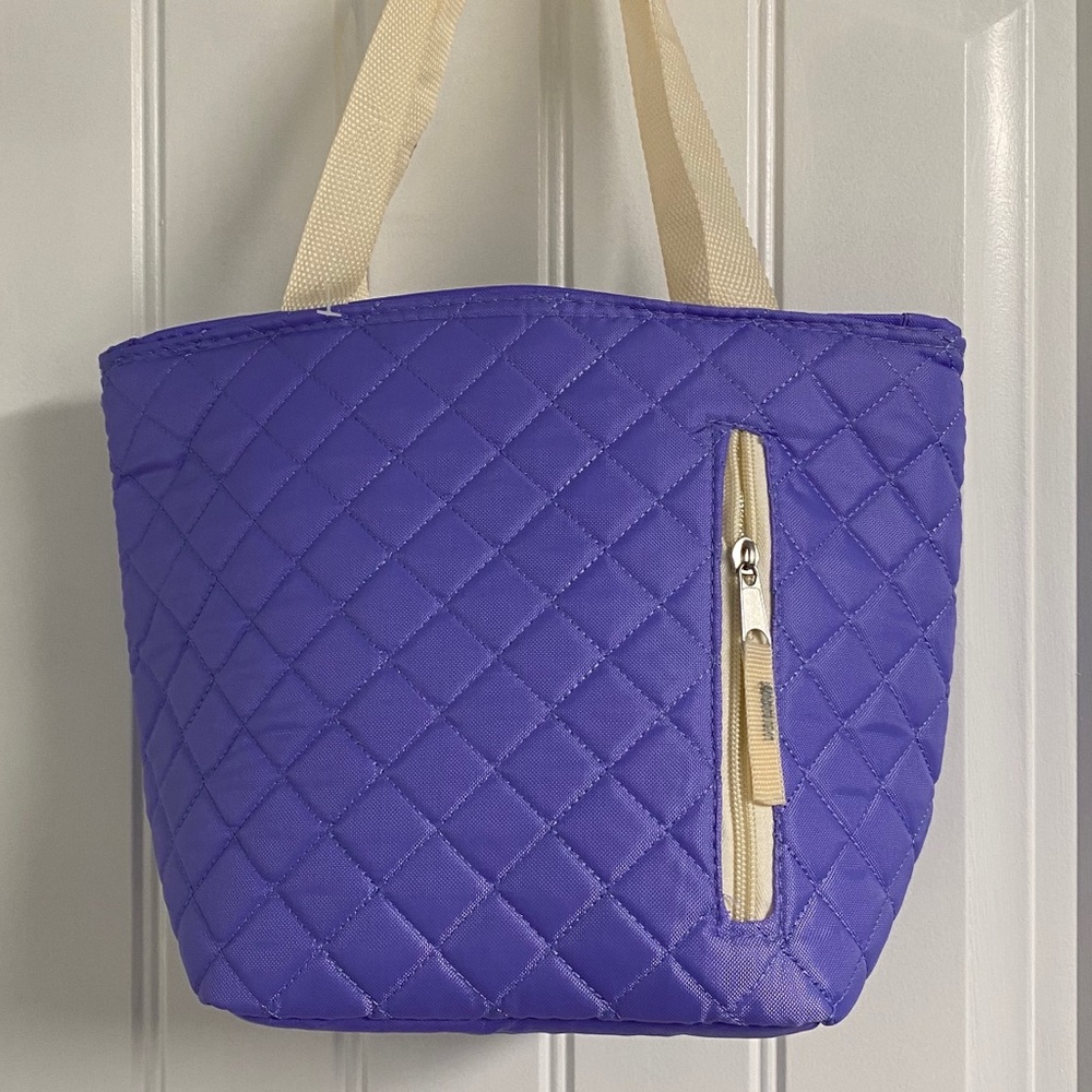 Lilac Insulated Mini Tote Cooler